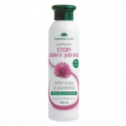 Sampon stop! caderii parului cu trifoi rosu si pantenol 250ml COSMETIC PLANT