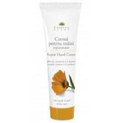 Crema pentru maini reparatoare cu extract de galbenele si vitaminie a,f si pantenol 150ml COSMETIC PLANT