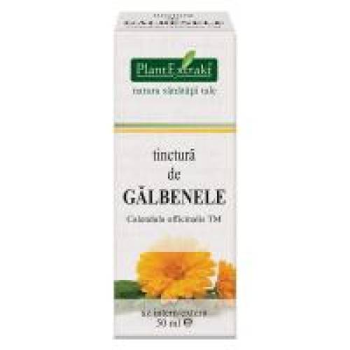 Tinctura de galbenele - calendula officinalis tm 50ml PLANTEXTRAKT