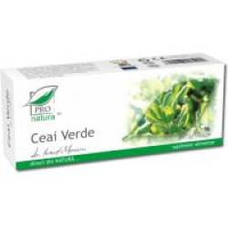 Ceai verde 30cps PRO NATURA