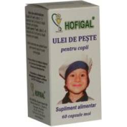 Ulei de peste pentru copii 60cps HOFIGAL