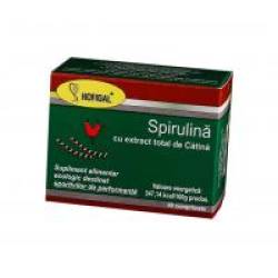 Spirulina cu extract total de catina 40cpr HOFIGAL