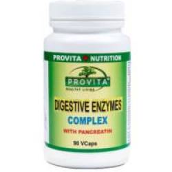 Complex de Enzime Digestive cu Pancreatina 90cps PROVITA
