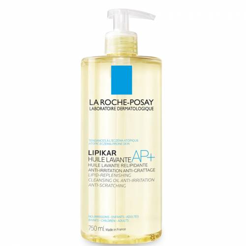 Ulei de spalare relipidant pentru pielea uscata cu tendinta atopica Lipikar AP+, 750 ml, La Roche-Posay