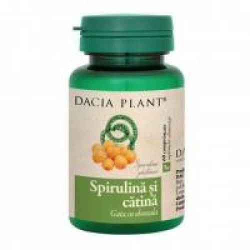 Spirulina si catina  60cpr DACIA PLANT