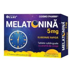 Melatonina 5 Mg Fast Release, 30 tablete, Cosmo Pharm