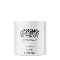 Magneziu Bisglicinat Lipozomal cu Bioperine - Formula cu Absorbtie Superioara, 240 cps, Codeage, GNC