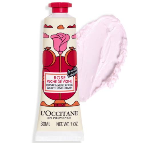 Crema de maini Rose & Peche de Vigne, 30ml, L'Occitane