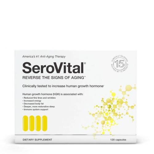 Reverse the Signs of Aging - formula stimularea naturala a hormonului de Crestere - HGH, 120 Cps, Serovital, GNC