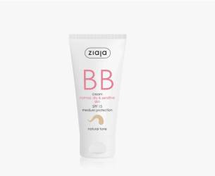 Ziaja Crema BB SPF15 ten normal-uscat nuanta naturala 50 ml