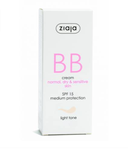 Ziaja Crema BB SPF15 ten normal-uscat nuanta light 50 ml