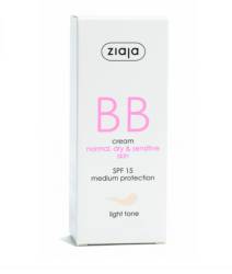 Ziaja Crema BB SPF15 ten normal-uscat nuanta light 50 ml