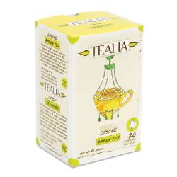 Limone - ceai verde Pure Ceylon cu aroma de lamaie si lavanda, 20 plicuri piramida, Tealia - SECOM