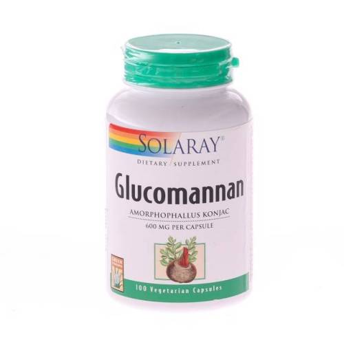 Glucomannan 600mg 100 caps veg - Solaray - Secom