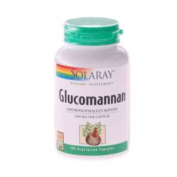 Glucomannan 600mg 100 caps veg - Solaray - Secom