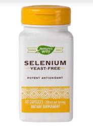Selenium 200mcg 60 caps Natures Way - Secom