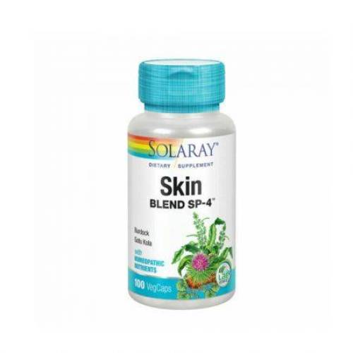 SKIN Blend SP-4 (piele sanatoasa) 100cps Solaray - Secom