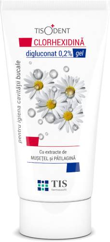 Gel cu clorhexidina Tisodent, 50ml, Tis Farmaceutic
