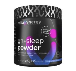 Supliment alimentar pentru somn odihnitor cu aroma de coacaze negre GH+ Sleep, 315g, Vitaxynergy