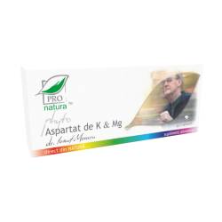 Phyto Aspartat de K (potasiu) si Mg (magneziu) 30 capsule, MEDICA - ProNatura
