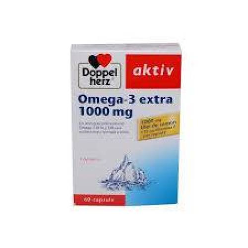OMEGA 3 EXTRA 1000mg Doppel Aktiv 60cps, Doppelherz