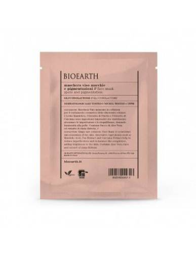 Masca ten, pentru pete pigmentare, tip servetel - Bioearth