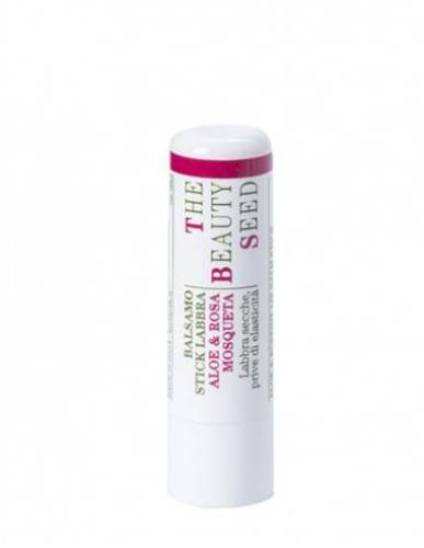 Balsam de buze cu aloe si rosa mosqueta - Bioearth
