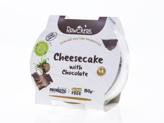 Cheesecake din crema de cocos cu ciocolata, 150 g, Rawckers