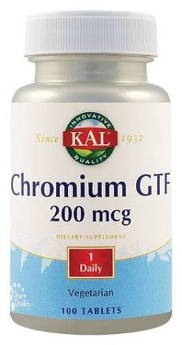 Chromium GTF 200mcg 100tb - KAL - Secom