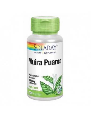Muira Puama, tonic fizic si mental, 300 mg, 100 capsule vegetale, Secom