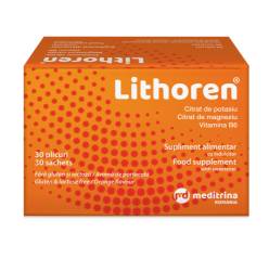 LITHOREN - litiaza renala - 30 plicuri,  Meditrina Pharmaceuticals