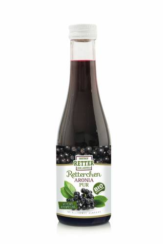 Suc de aronia pur, eco-bio, 190ml, Retter