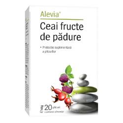 Ceai cu fructe de padure, 20 plicuri, Alevia