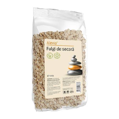 Fulgi de secara, 500 g, Alevia