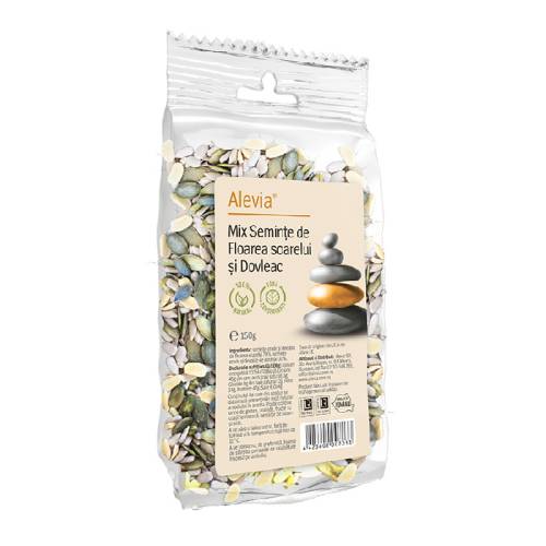 Mix seminte de Floarea soarelui si Dovelac, 150g, Alevia