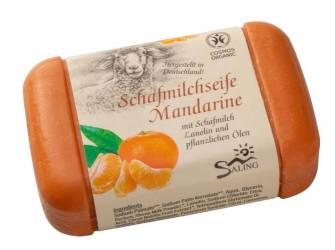 Sapun cremos cu lapte de oaie si mandarine 100g, SALING NATURPRODUKTE