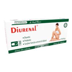 Diurenal, sustine functia urinara si biliara, 30 capsule, Medica - Pro Natura