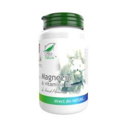 Magneziu cu vitamina B6, 60 capsule, Medica - Pro Natura