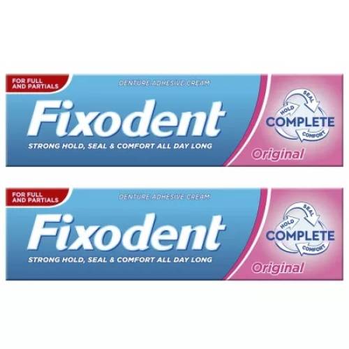 Pachet Crema adeziva pentru proteza dentara Complet Original, 2 x 47g, Fixodent