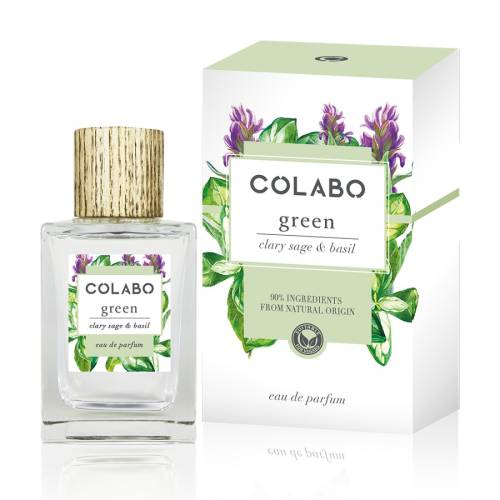 Apa de parfum Green Clary Sage & Basil, 100ml, Colabo