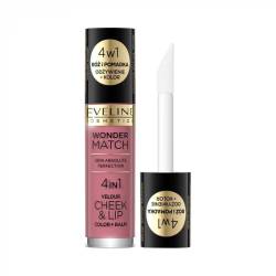 Fard lichid pentru obraj si buze 4in1Wonder Match N04, 4.5ml, Eveline Cosmetics