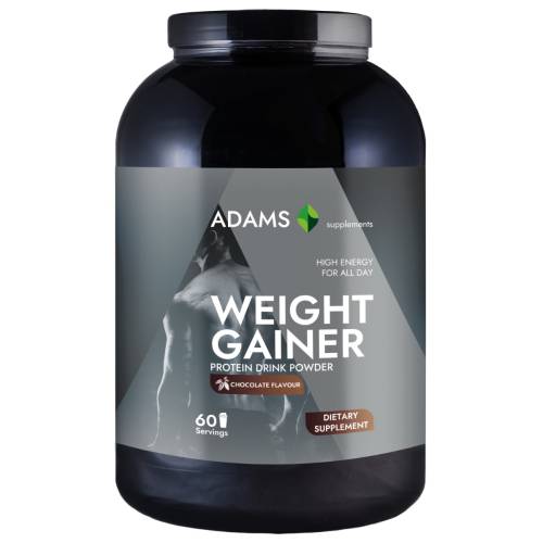 Weight Gainer cu aroma de ciocolata, 3000g, Adams Vision