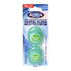 Ata dentara activa ceruita cu Fluor, 2*12 m, Beauty Formulas
