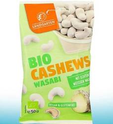 Caju cu wasabi, vegan si fara gluten, eco-bio, 50 g, Landgarten