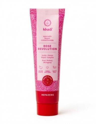 Balsam de par reparator pentru par uscat, degradat, vopsit, Rose Revolution, 30 ml – Khadi