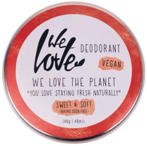 Deodorant crema Sweet & Soft, 48 g, We love the planet