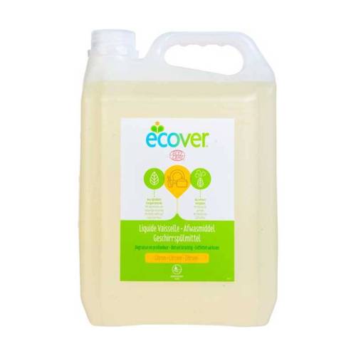 Detergent ecologic lichid pentru vase cu lamaie, 5 l, Ecover