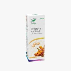 Spray propolis cu catina, 100 ml, Medica - Pro Natura