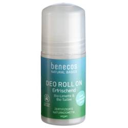 Deodorant Roll-on cu lime si salvie, fara aluminiu, eco-bio, 50 ml, Benecos