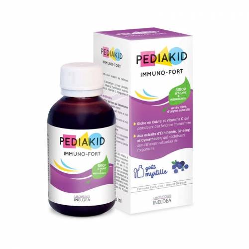 Pediakid Immuno-Fort sirop cu gust de afine, 125 ml